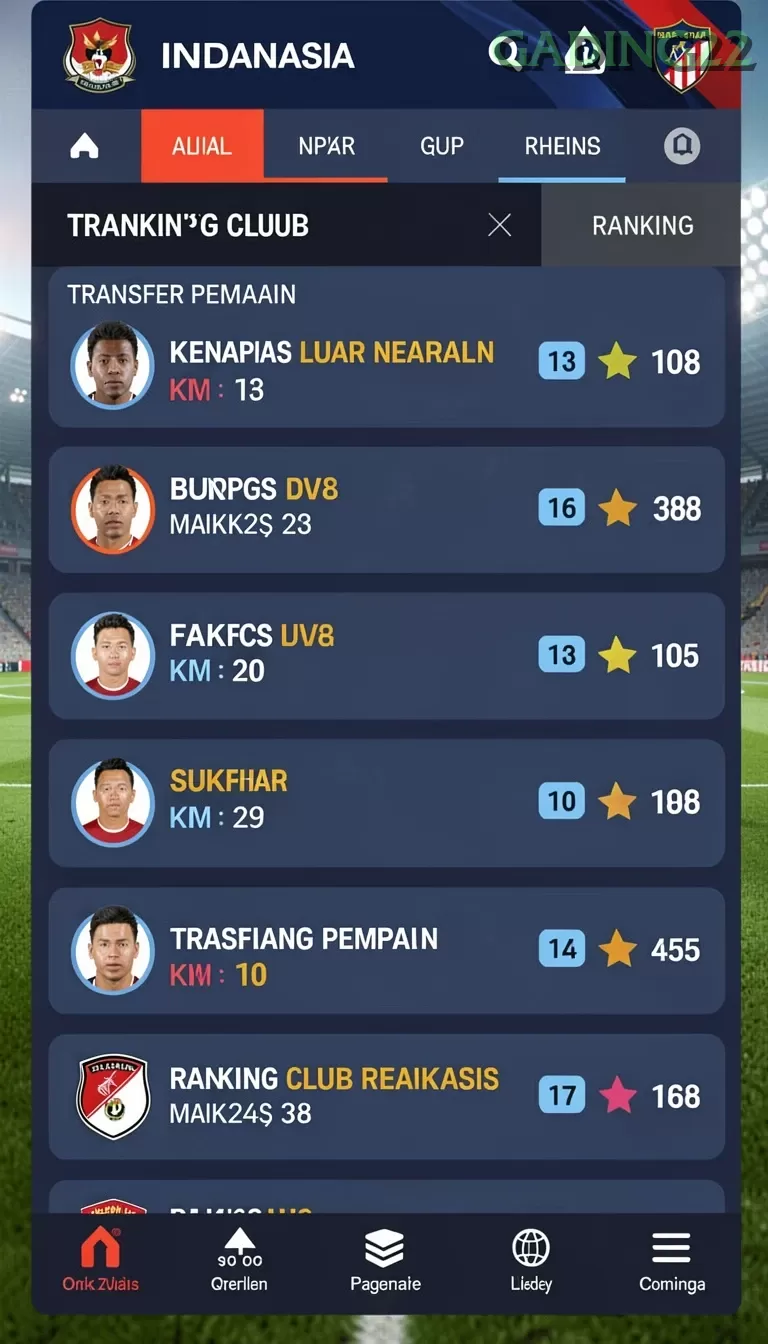 Cuplikan layar RP66 — halaman utama