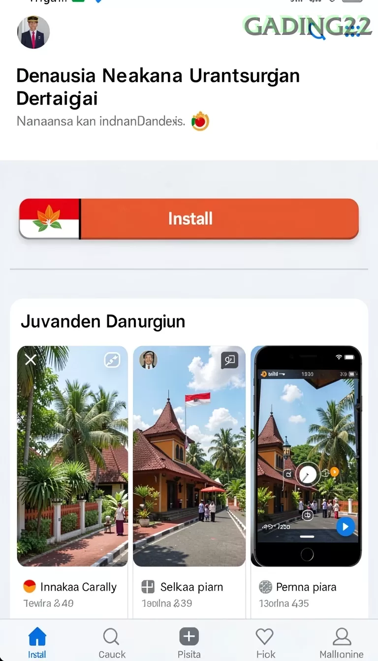 Cuplikan layar MAJ777 — pengaturan akun